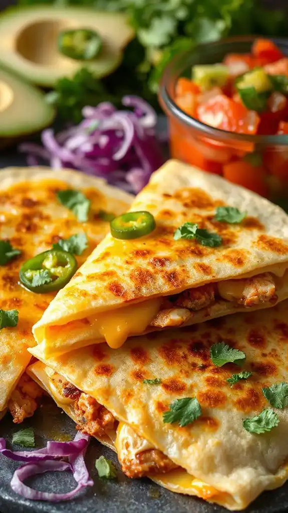 cheesy chicken quesadilla recipe