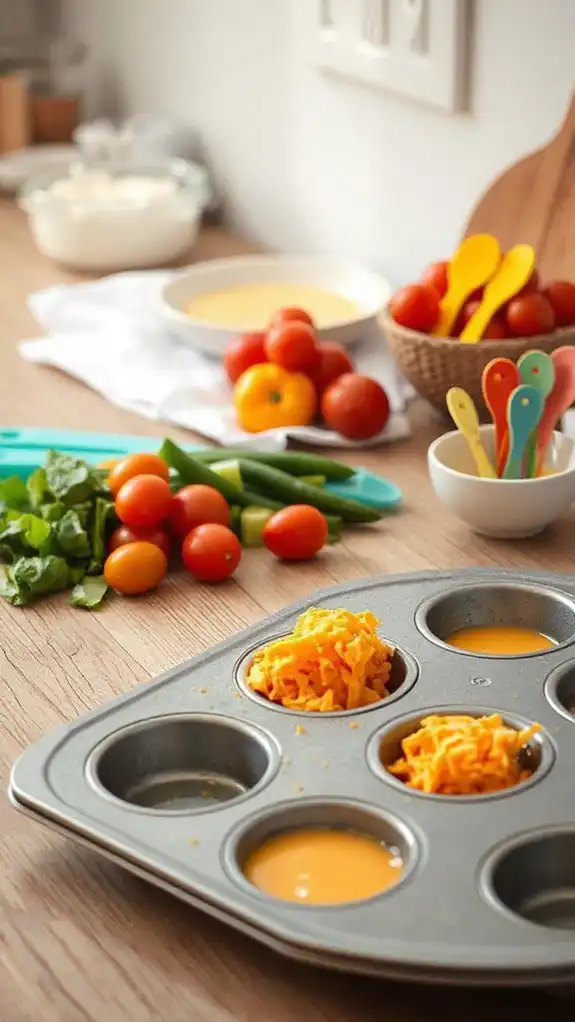 cheesy egg breakfast bites cheesy egg breakfast bites