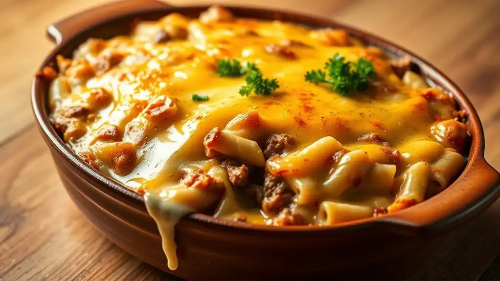 cheesy hamburger casserole recipes