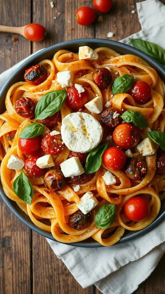cheesy pasta dish bake