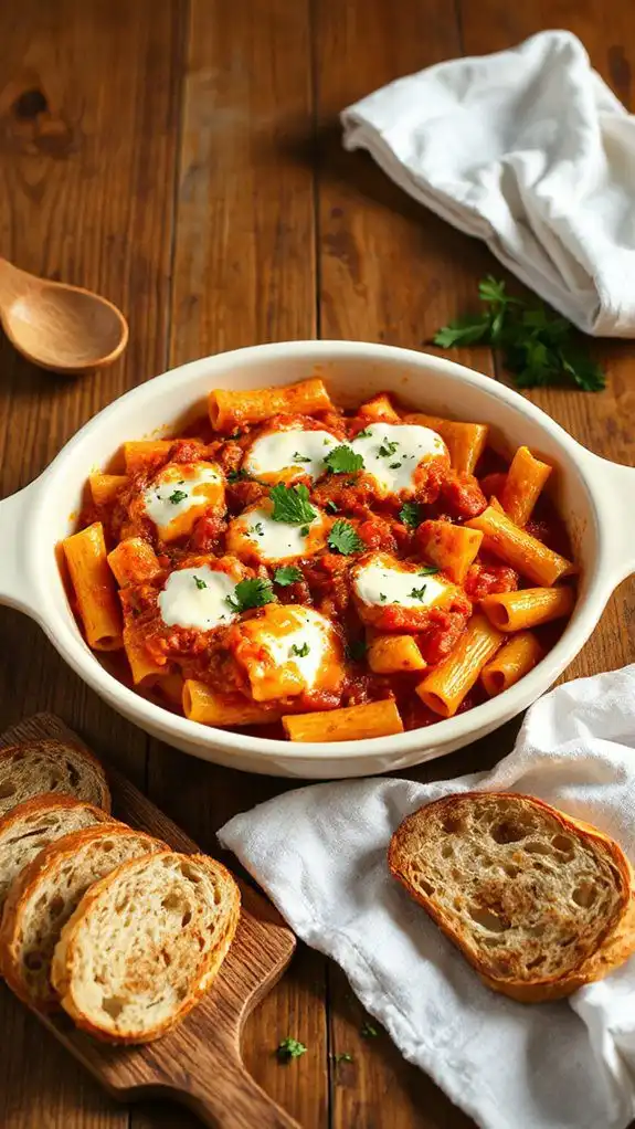cheesy pasta dish recipe