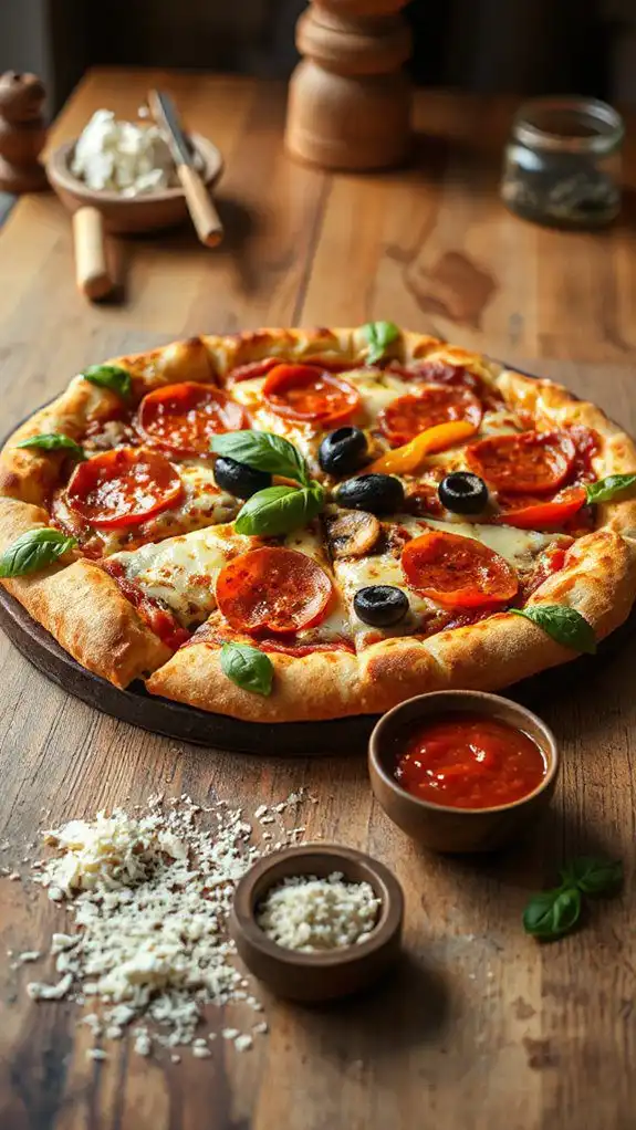 cheesy pizza making fun