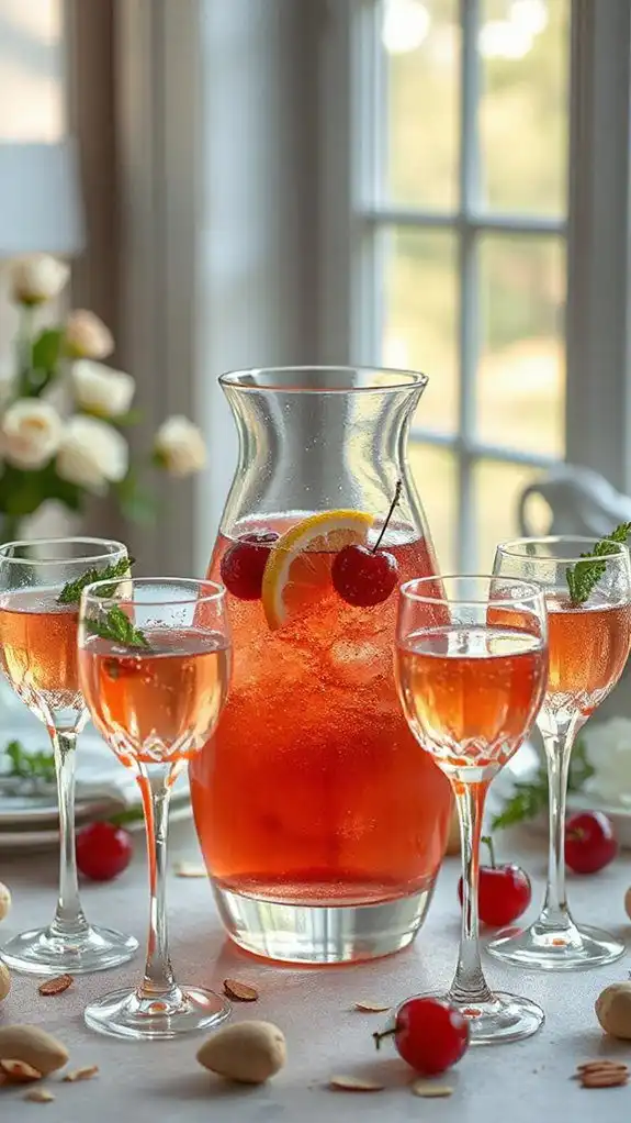 cherry almond flavored spritz cherry almond flavored spritz