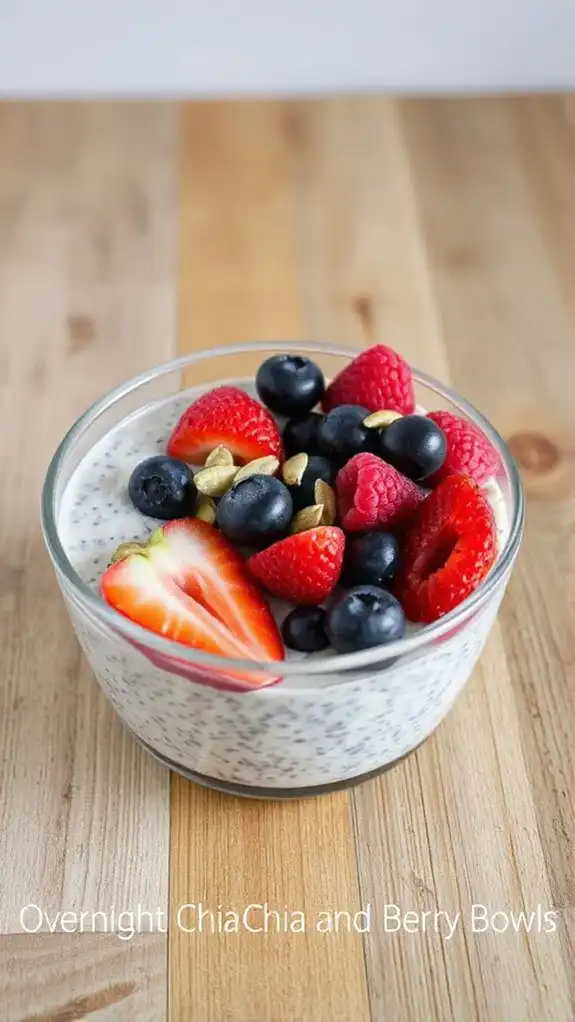 chia seed berry mixture