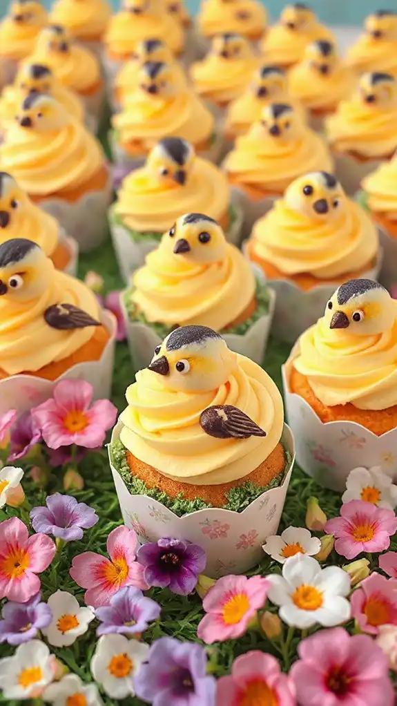 chickadee themed cupcake recipe chickadee themed cupcake recipe