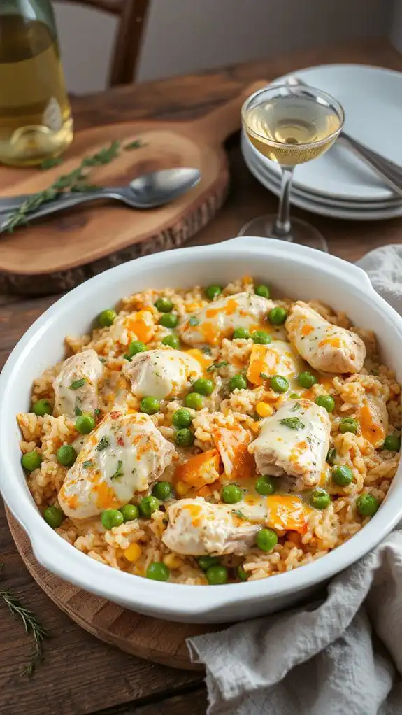 chicken and rice casserole