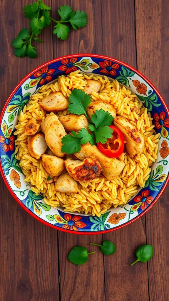 chicken and rice dish