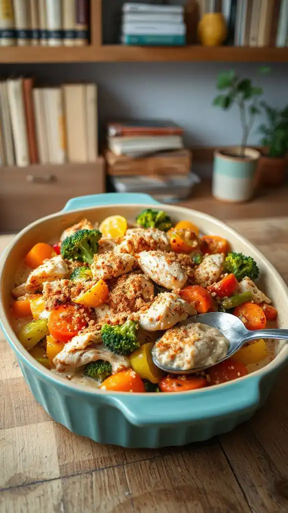 chicken and vegetable casserole