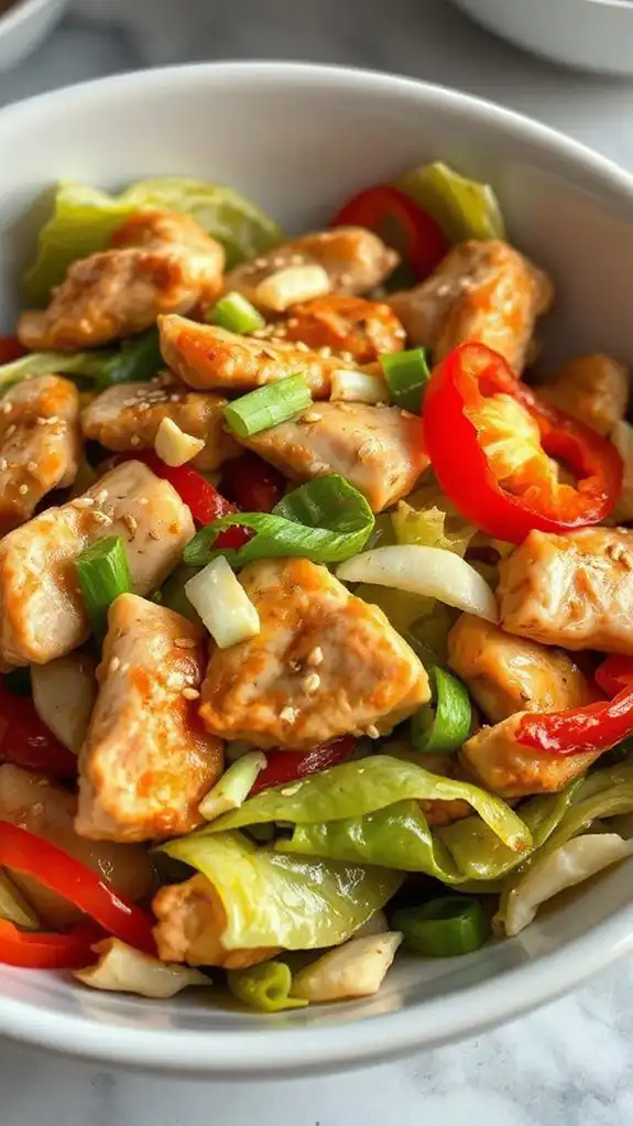 chicken cabbage stir fry recipe