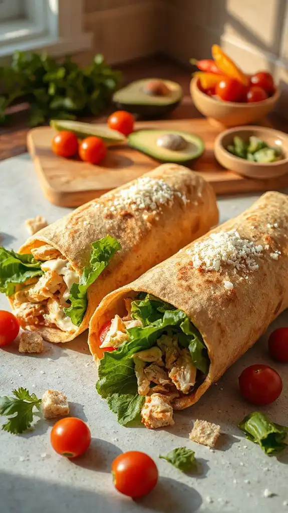 chicken caesar wrap recipe