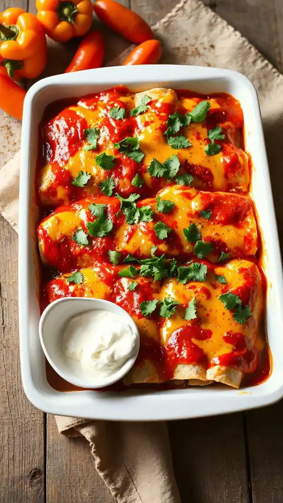 chicken enchiladas recipe instructions