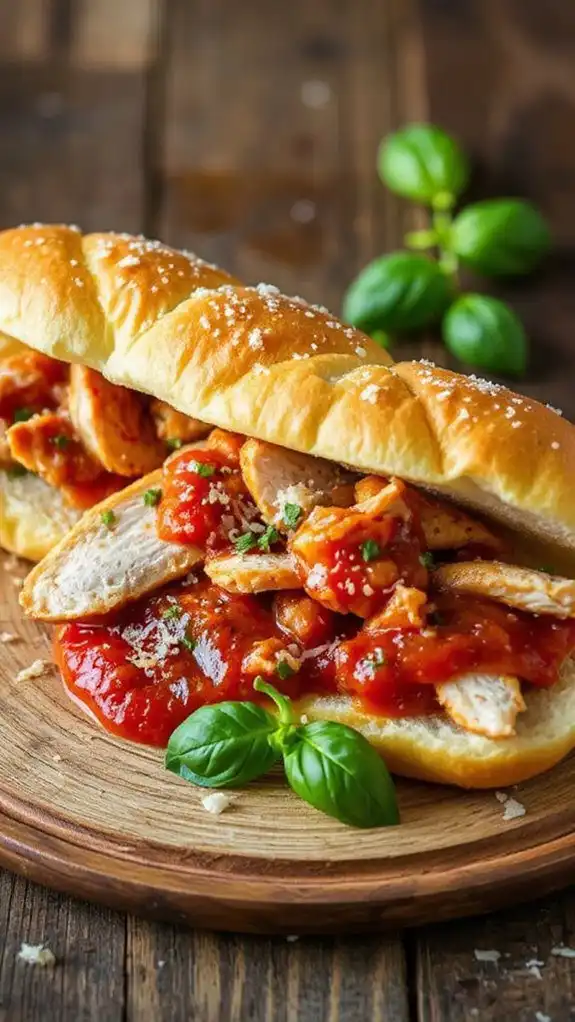 chicken parmesan sandwich recipe chicken parmesan sandwich recipe