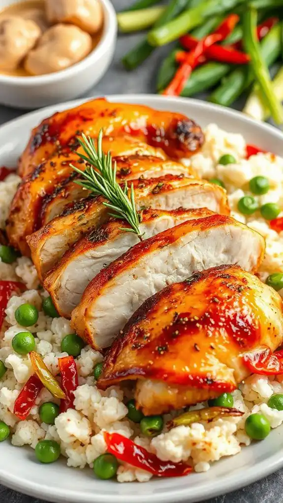 chicken stir fry with cauliflower