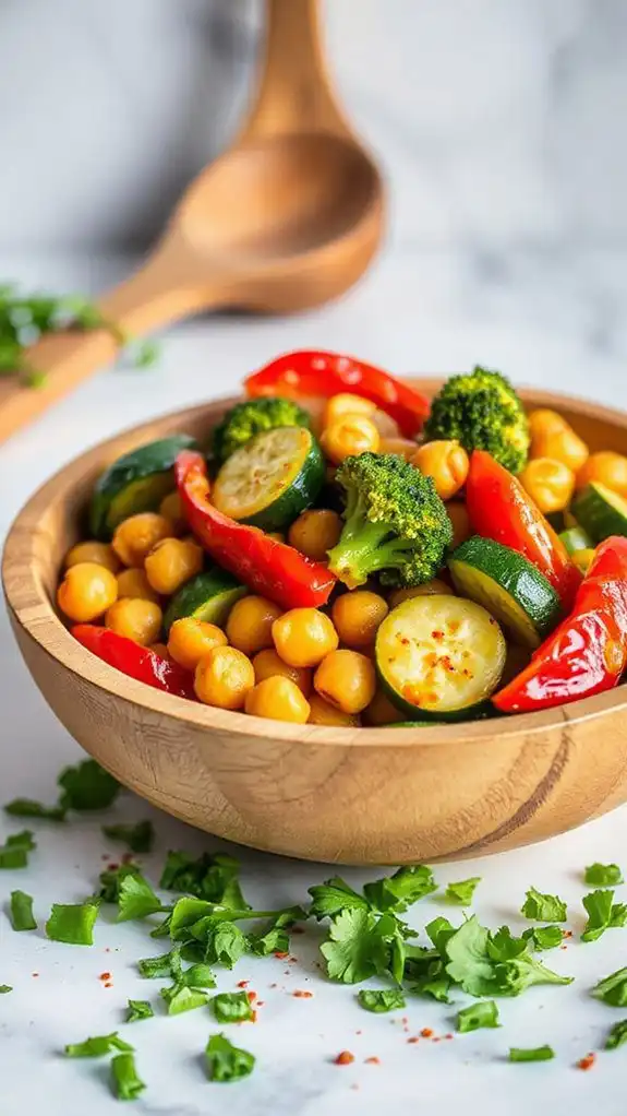 chickpea and vegetable stir fry chickpea and vegetable stir fry