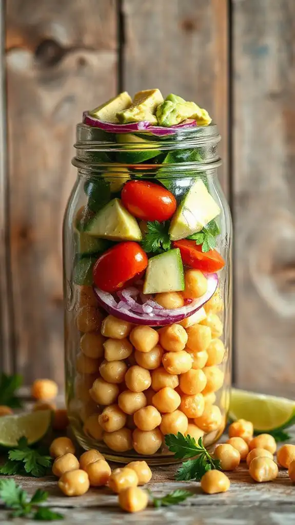 chickpea avocado salad recipe