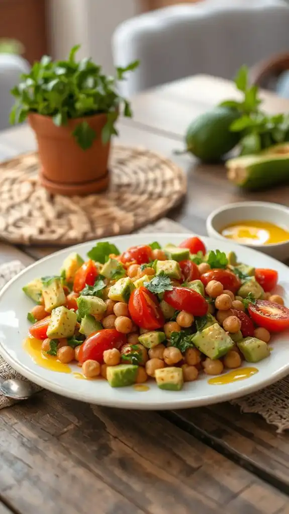 chickpea avocado salad recipe