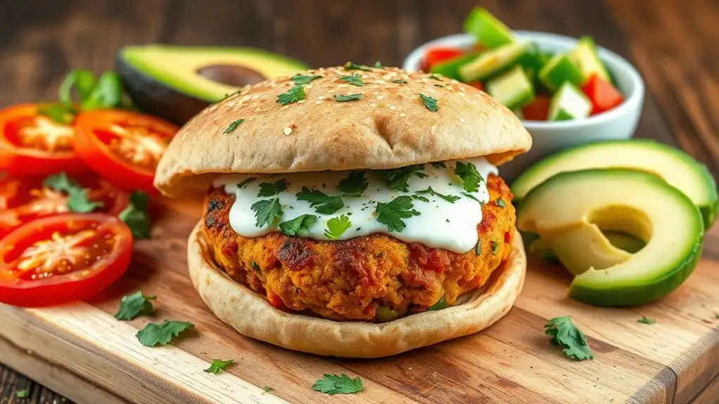 chickpea burgers with yogurt chickpea burgers with yogurt