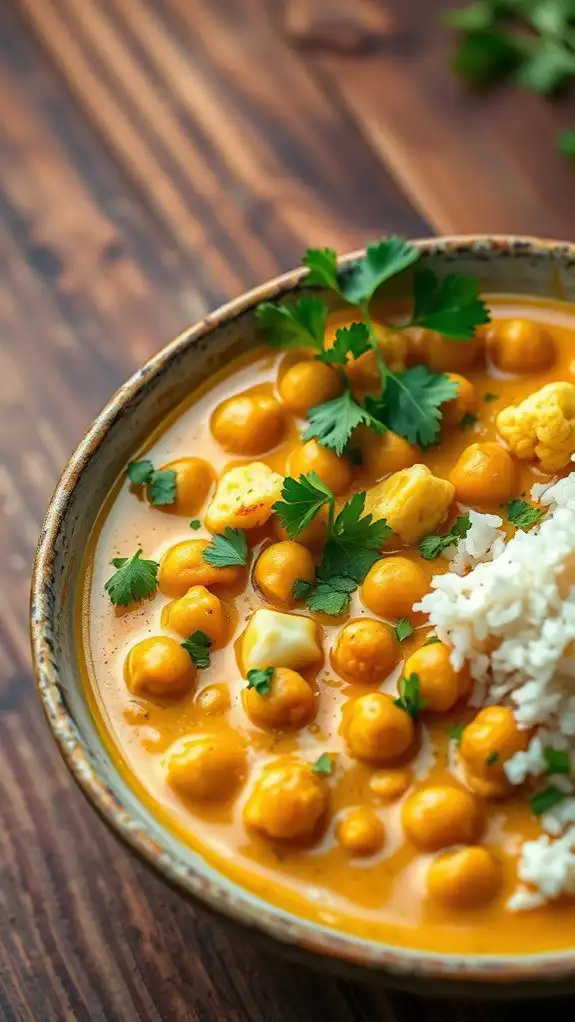chickpea cauliflower curry recipe