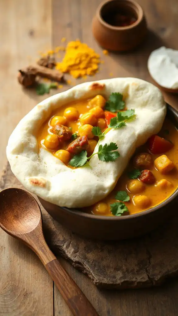 chickpea coconut milk curry