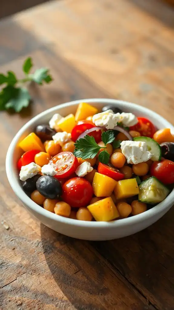 chickpea mediterranean bowl recipe