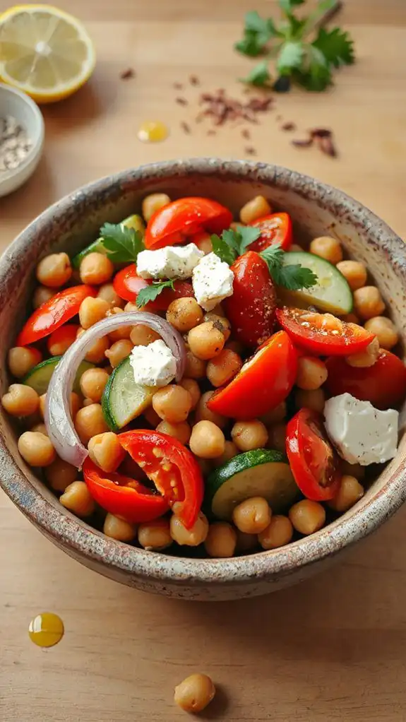 chickpea mediterranean stir fry recipe