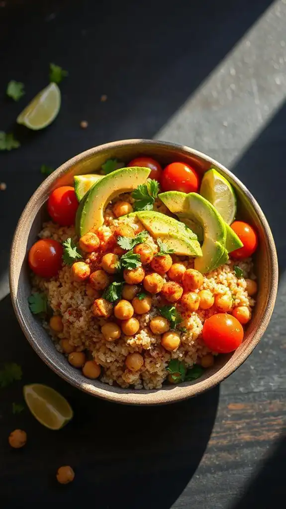 chickpea quinoa bowl recipe