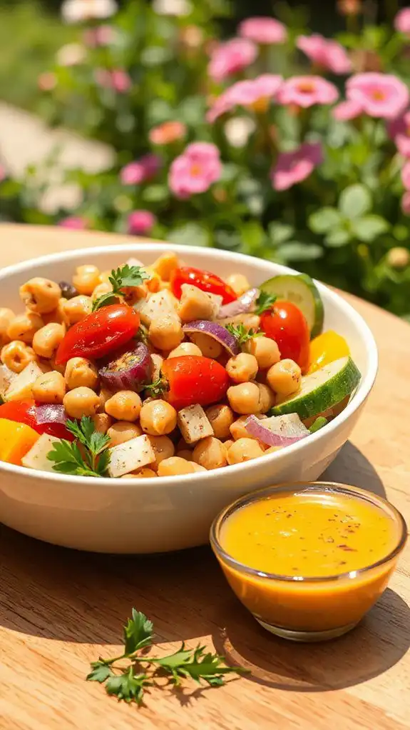 chickpea salad with cumin