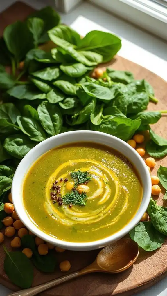 chickpea spinach soup recipe chickpea spinach soup recipe