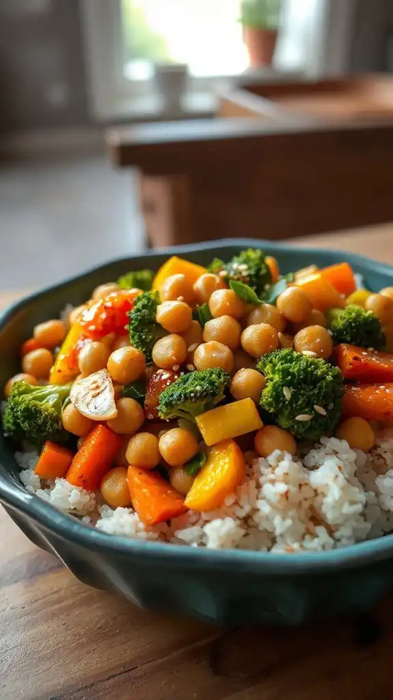chickpea vegetable stir fry recipe