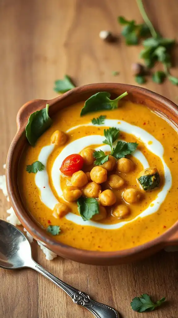 chickpeas in coconut curry chickpeas in coconut curry
