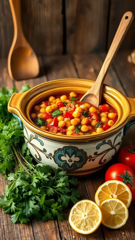 chickpeas in mediterranean stew chickpeas in mediterranean stew