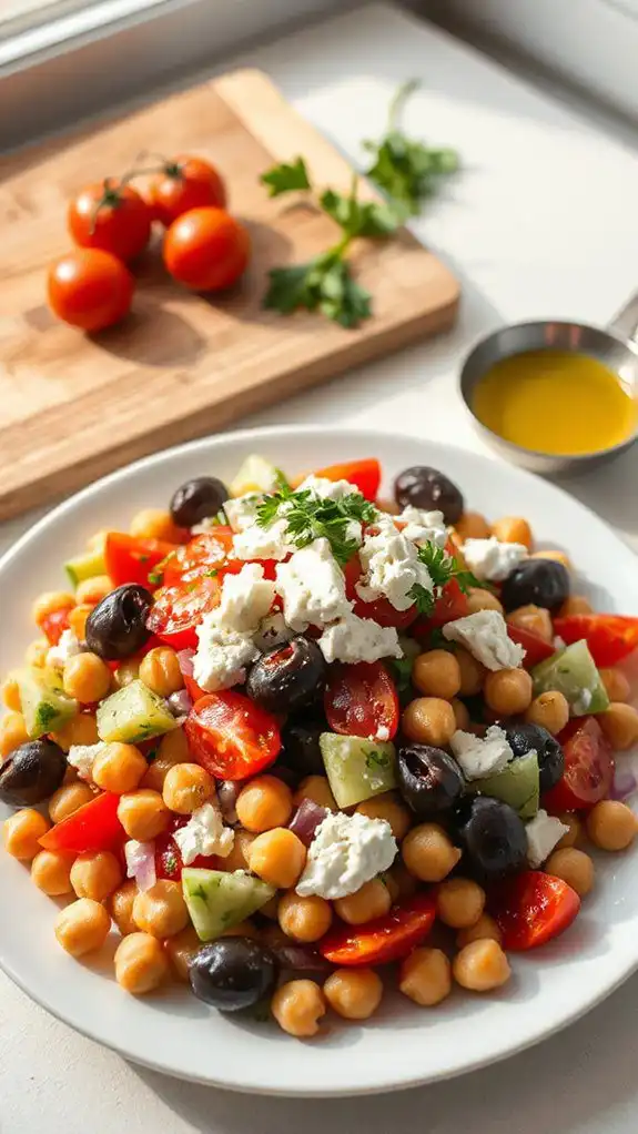 chickpeas mediterranean flavors blend