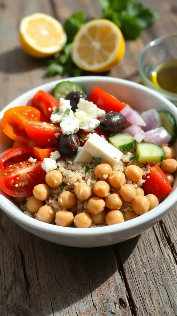 chickpeas mediterranean flavors unite