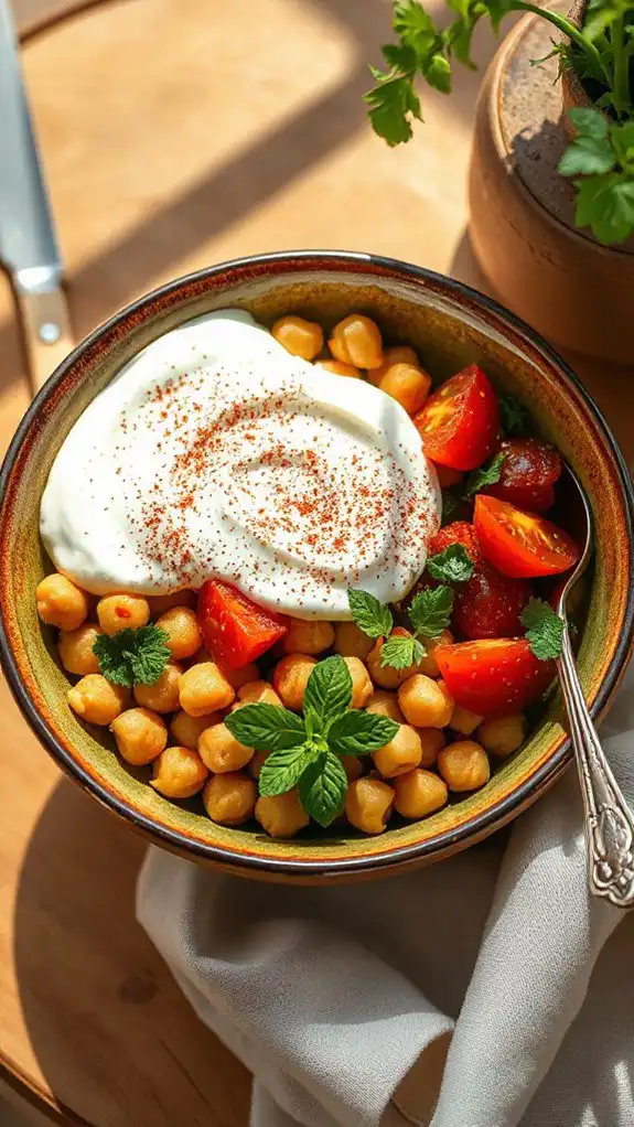 chickpeas with mediterranean flavors chickpeas with mediterranean flavors