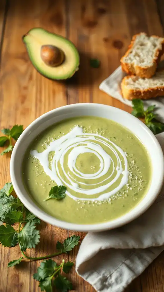 chilled avocado cucumber soup chilled avocado cucumber soup