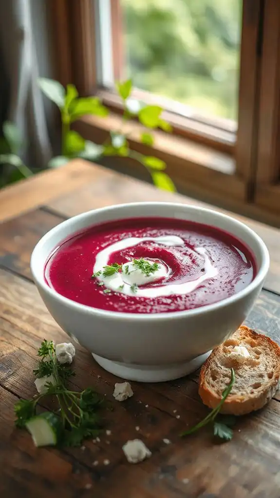 chilled beetroot soup recipe