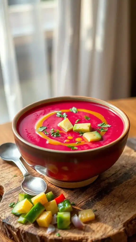 chilled beetroot soup recipe