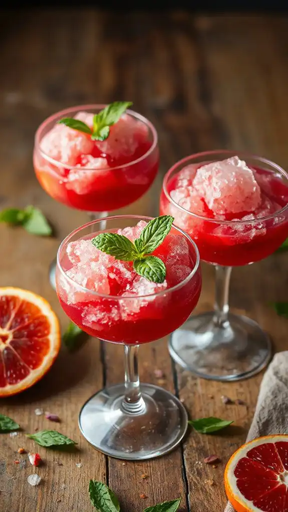 chilled citrus dessert treat