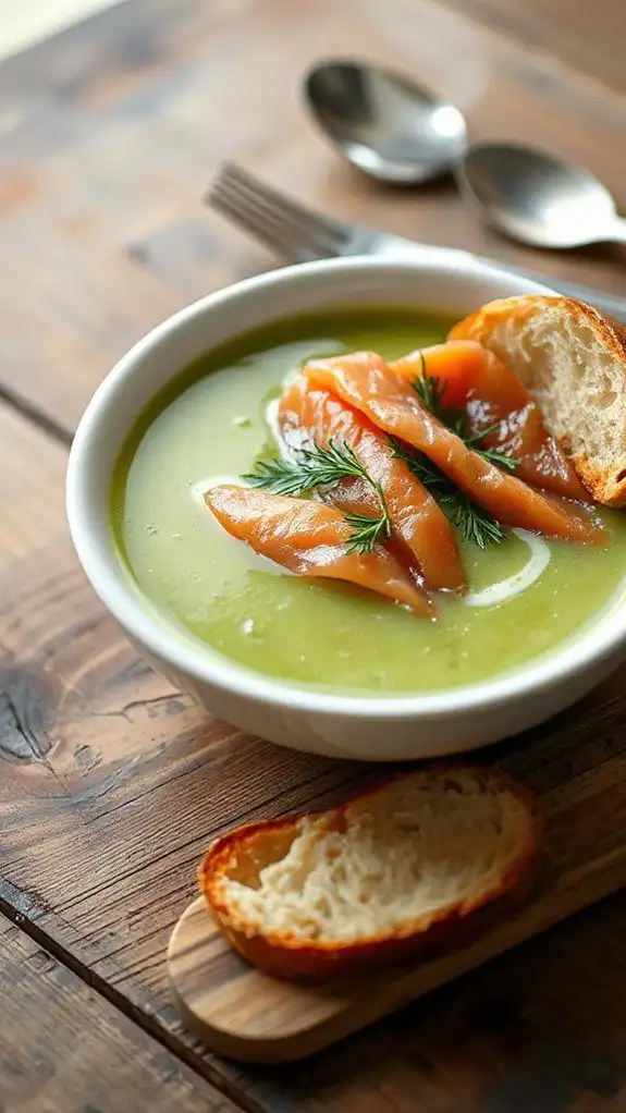 chilled cucumber dill soup