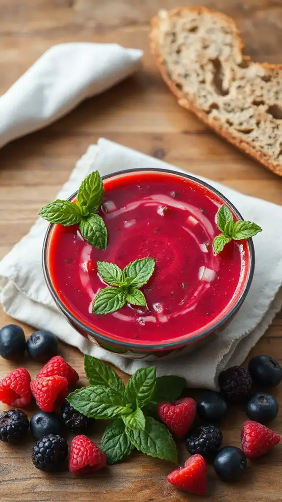 chilled fruit soup recipe