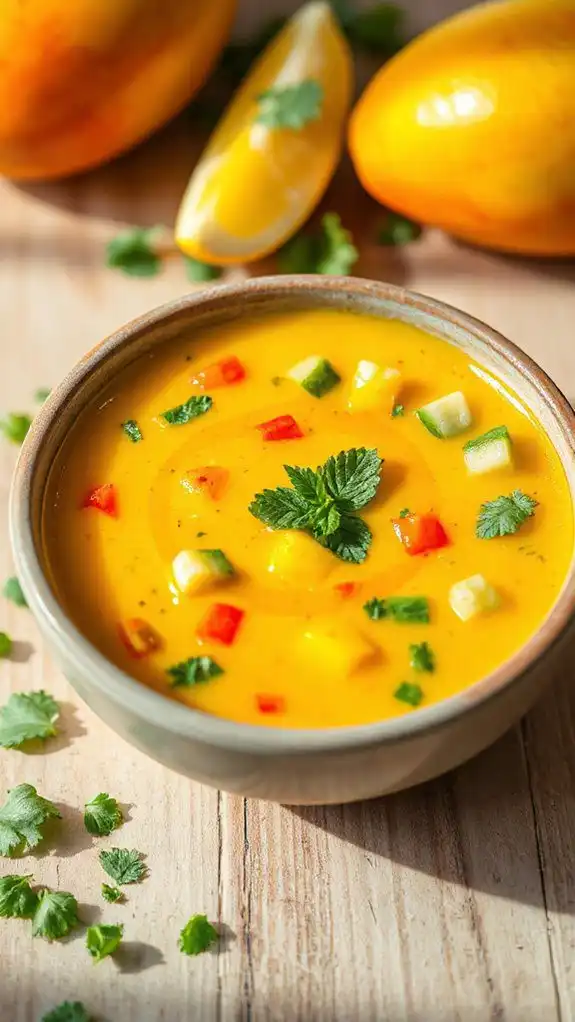 chilled mango soup recipe