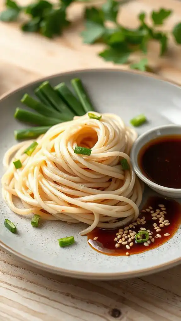 chilled noodles with soy chilled noodles with soy