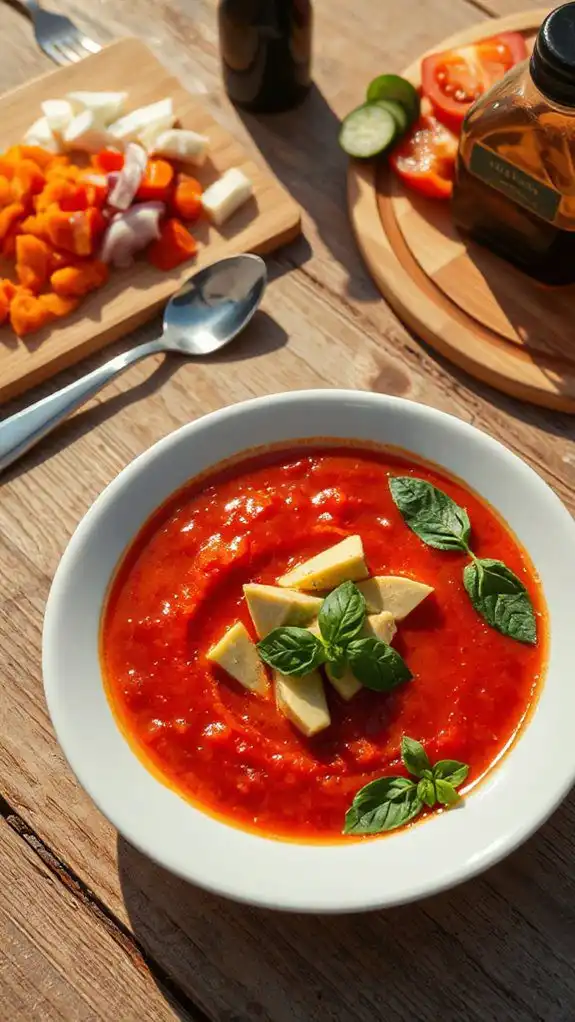 chilled raw vegetable soup chilled raw vegetable soup