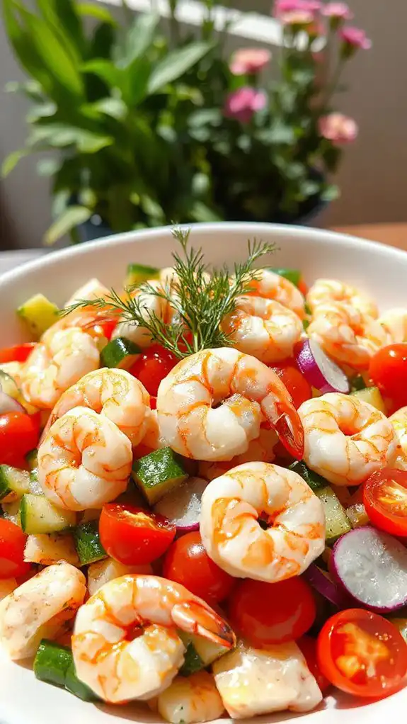 chilled shrimp salad recipe