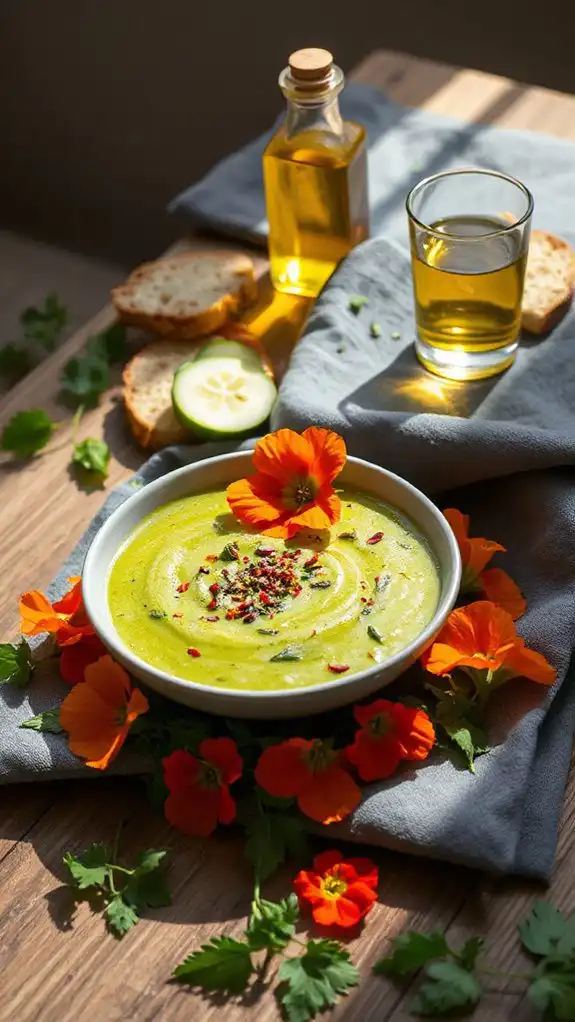 chilled soup with vegetables chilled soup with vegetables