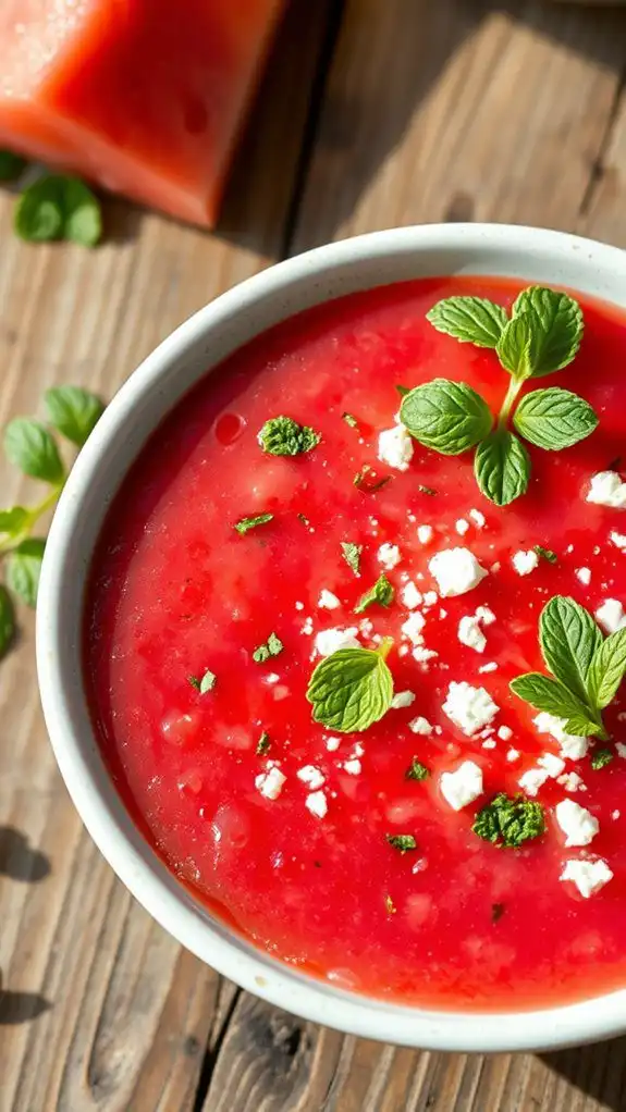 chilled watermelon soup recipe