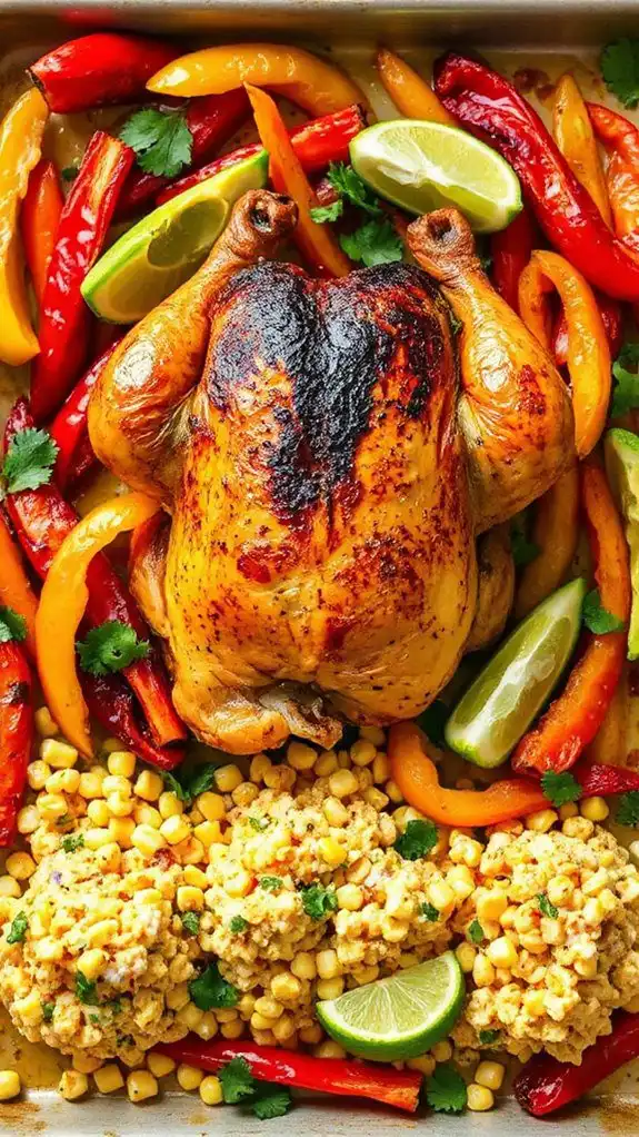 chipotle chicken corn bake