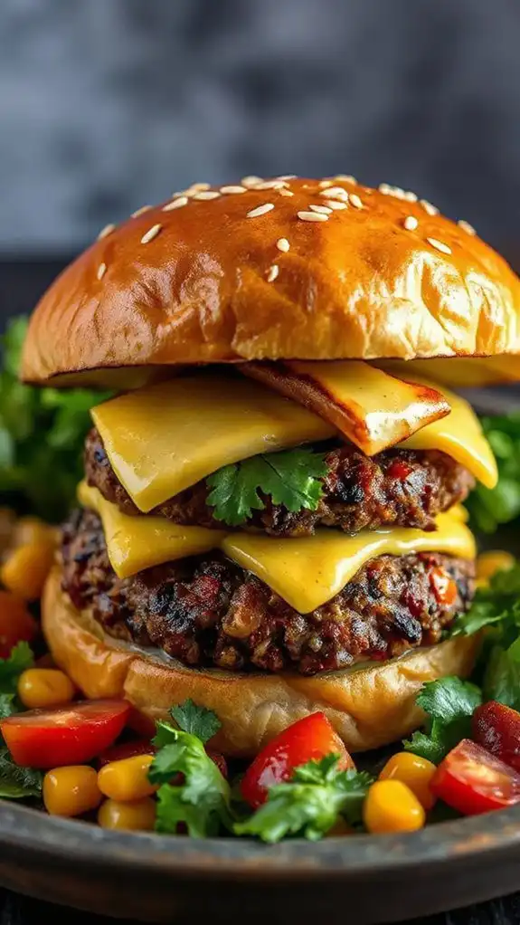 chipotle flavored black bean burger
