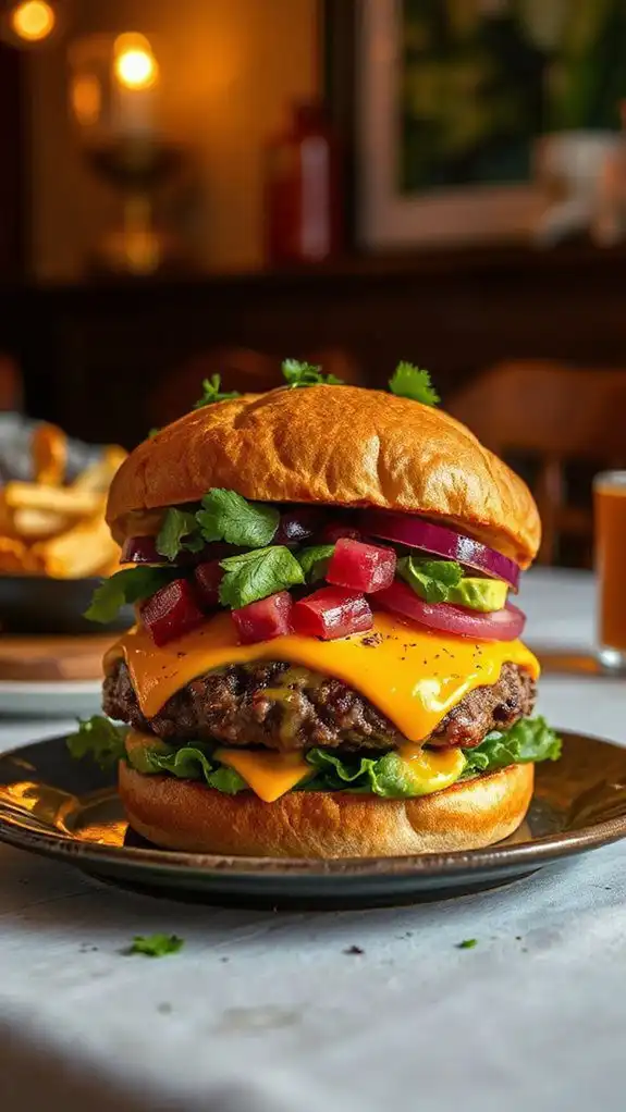 chipotle topped southwest burgers