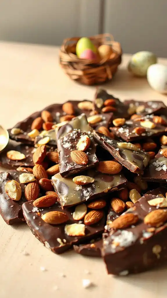 chocolate almond hazelnut bark chocolate almond hazelnut bark